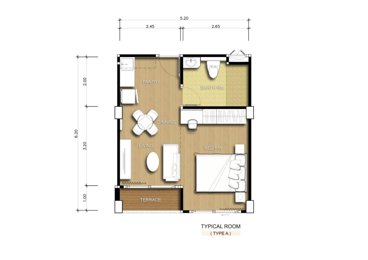 ขายโรงแรม  อาคาร 6 ชั้น 2 อาคาร อาคารใหม่ยังไม่ได้เปิดใช้งาน ใกล้หาดจอมเทียน